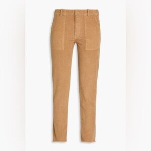 NILI LOTAN Jenna Cropped Cotton-blend Corduroy Slim-leg Pants Size 8